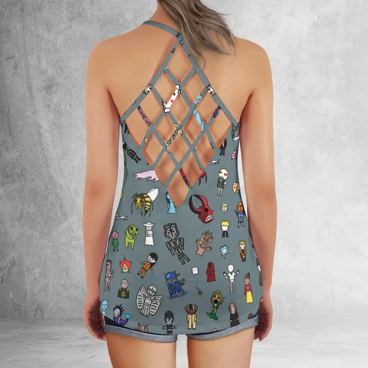 Criss Cross Tank Top - T8JFFCML