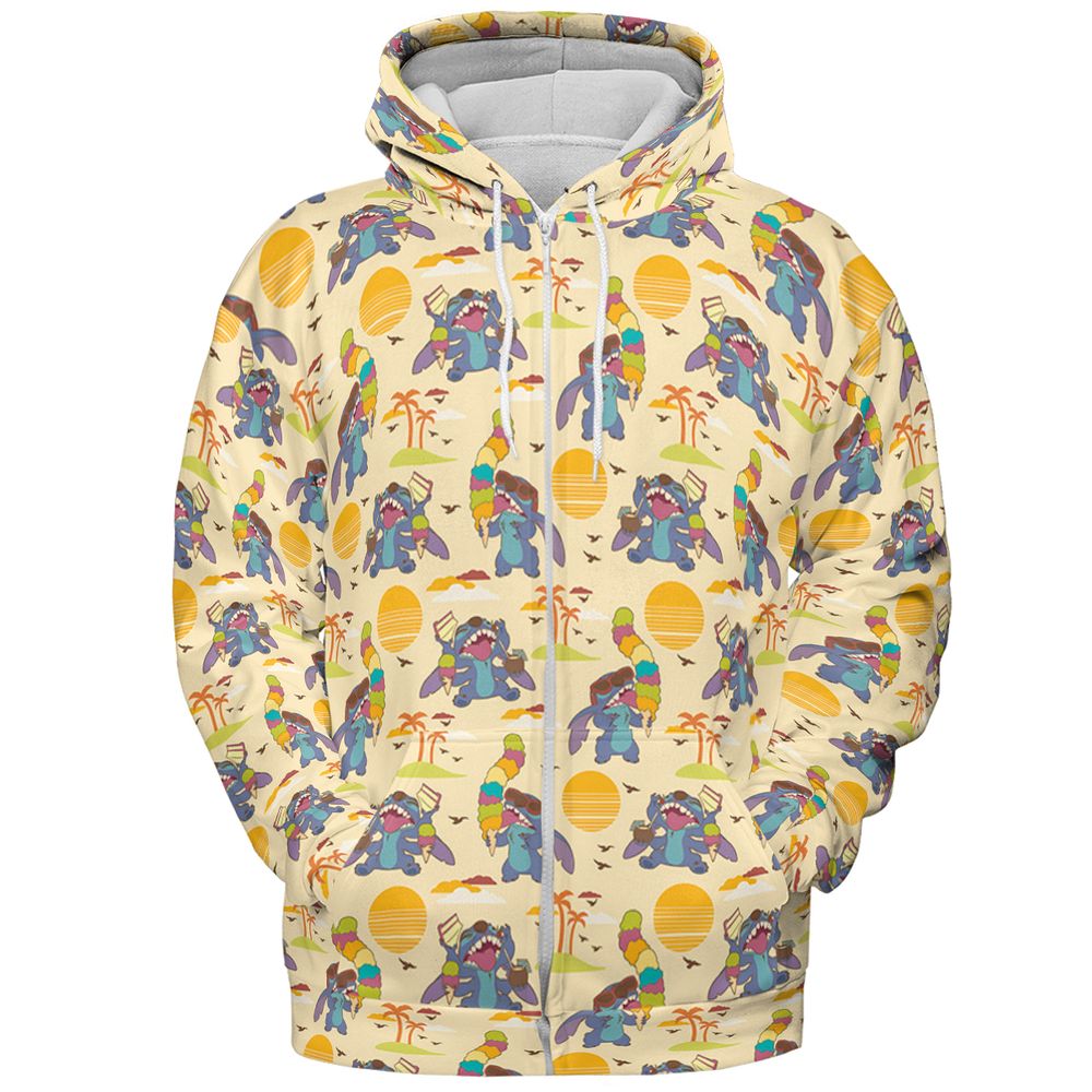 All-over Print Hoodie - 2PDJD7XH -  - 3