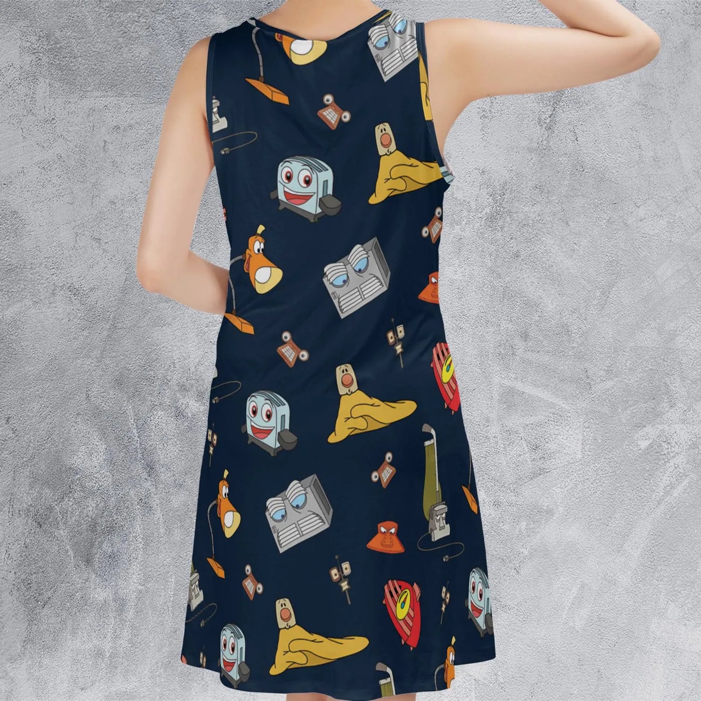 Sleeveless Dress - Z8B87BSM