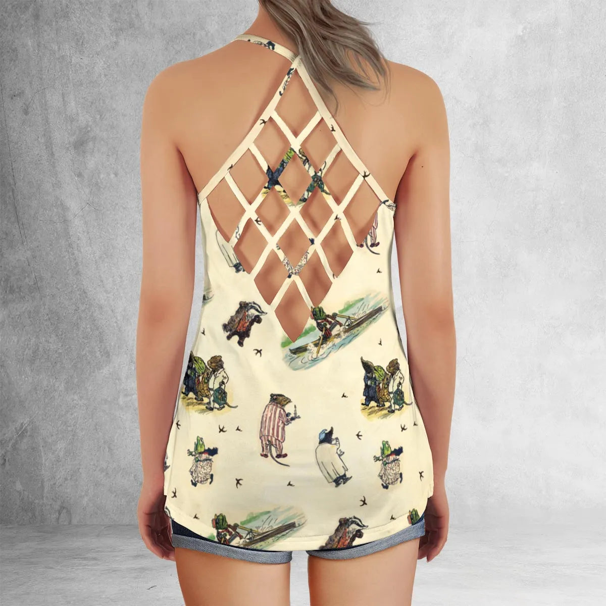 Criss Cross Tank Top - 2U5TSQCV