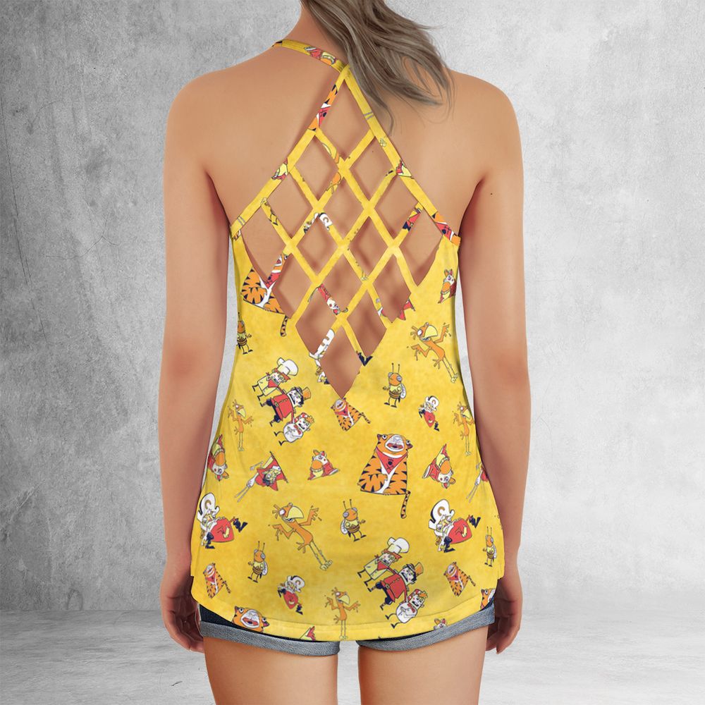 Criss Cross Tank Top - S91BE88Y -  - 3