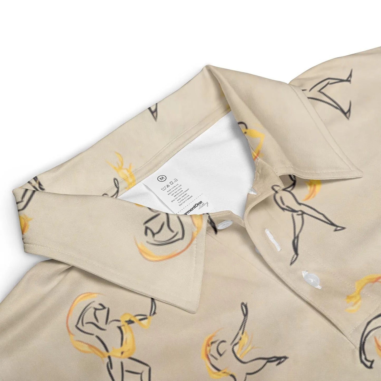 AOP Men/Women Polo Shirt - ABE1XHWR