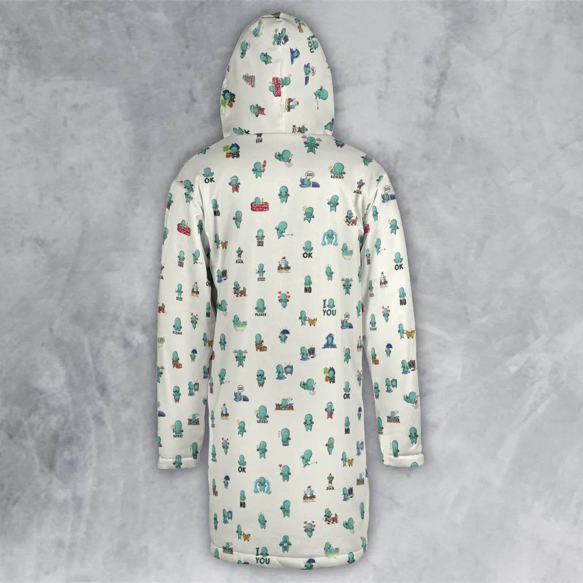 Hooded Cloak Coat - B6ZUW233