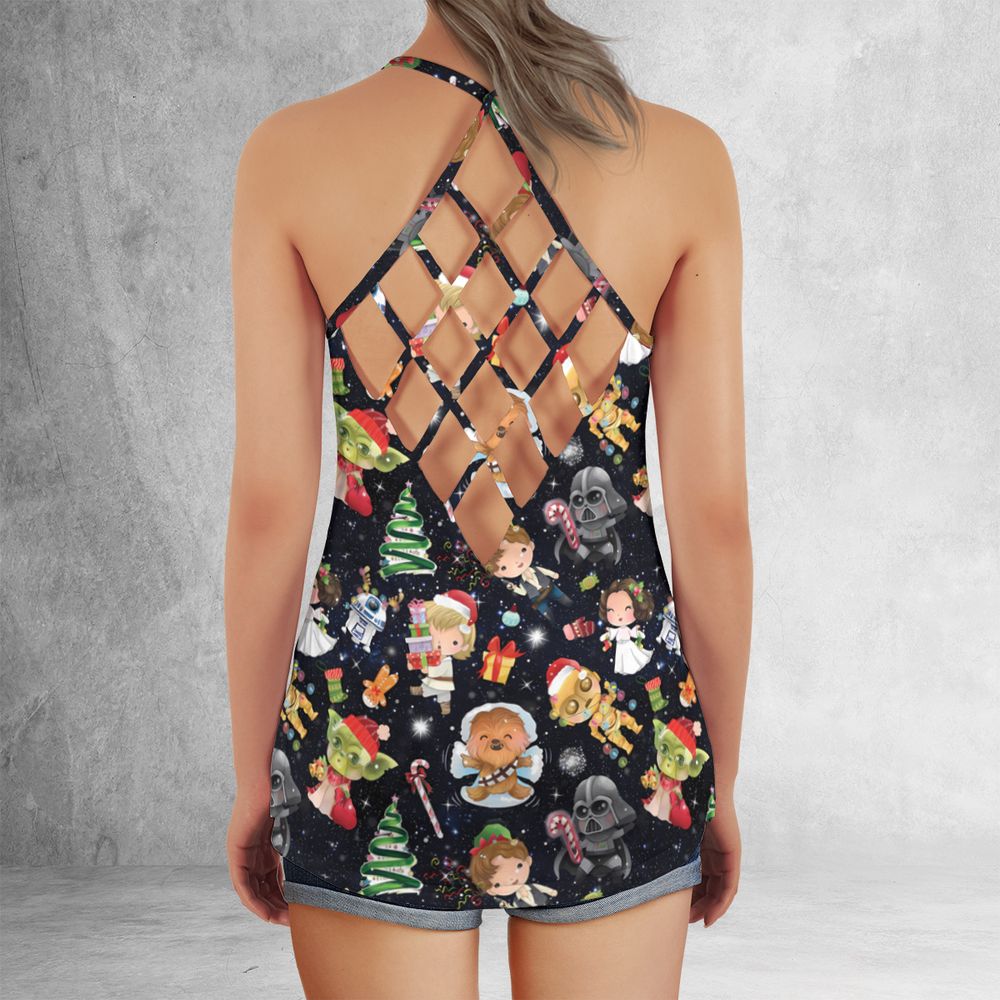 Criss Cross Tank Top - QJFDKUYX -  - 3