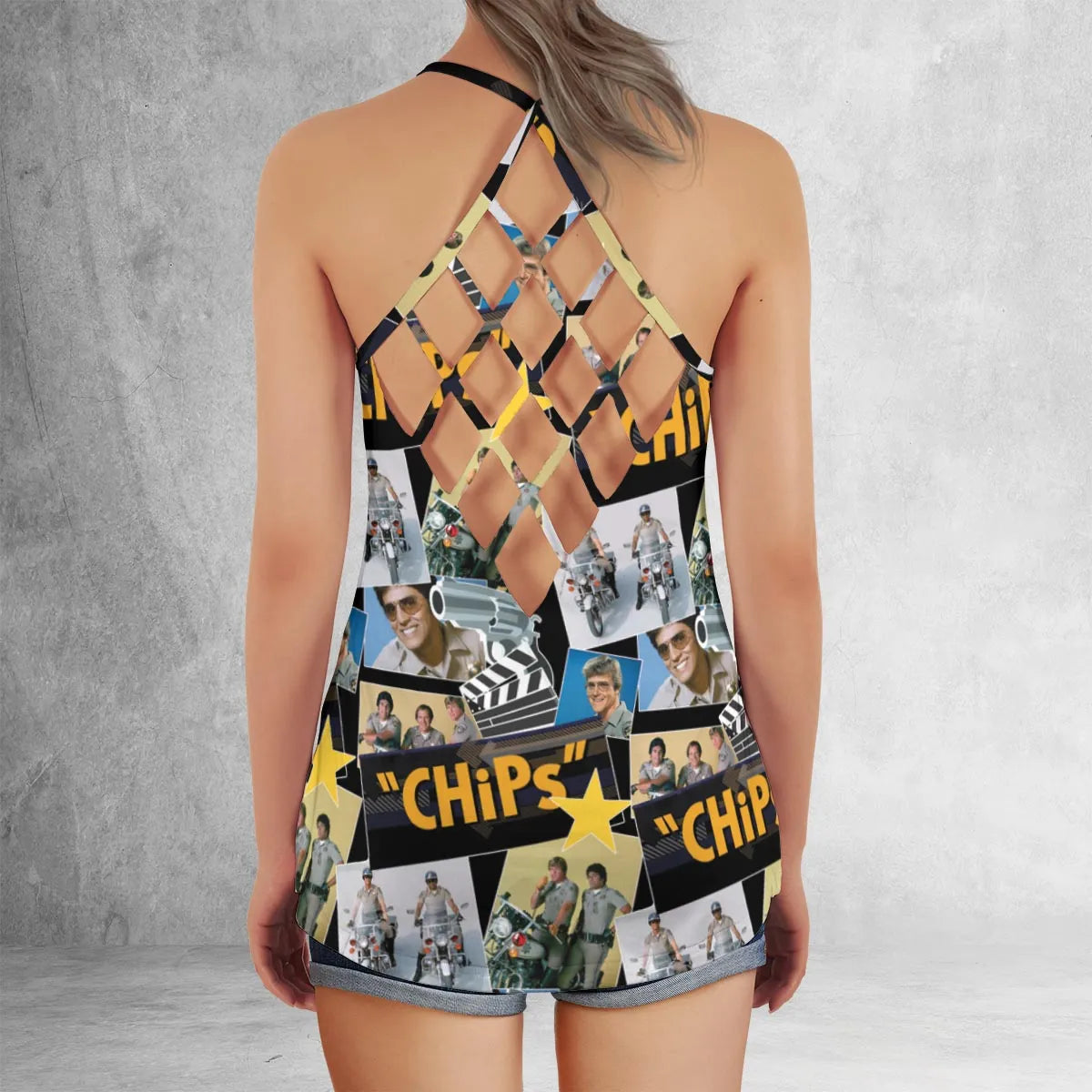Criss Cross Tank Top - GUQMTLSD