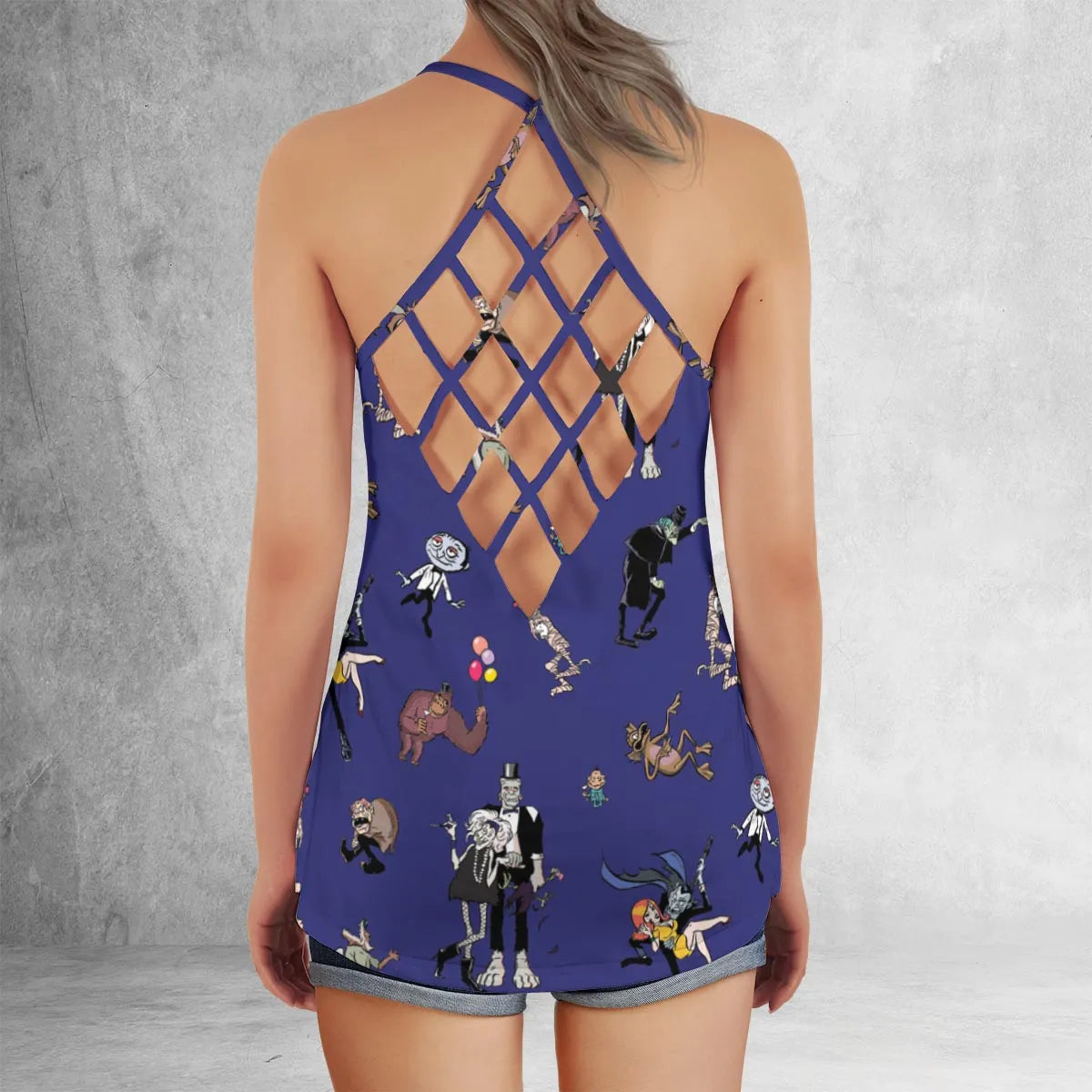 Criss Cross Tank Top - ZUQ6EBRA