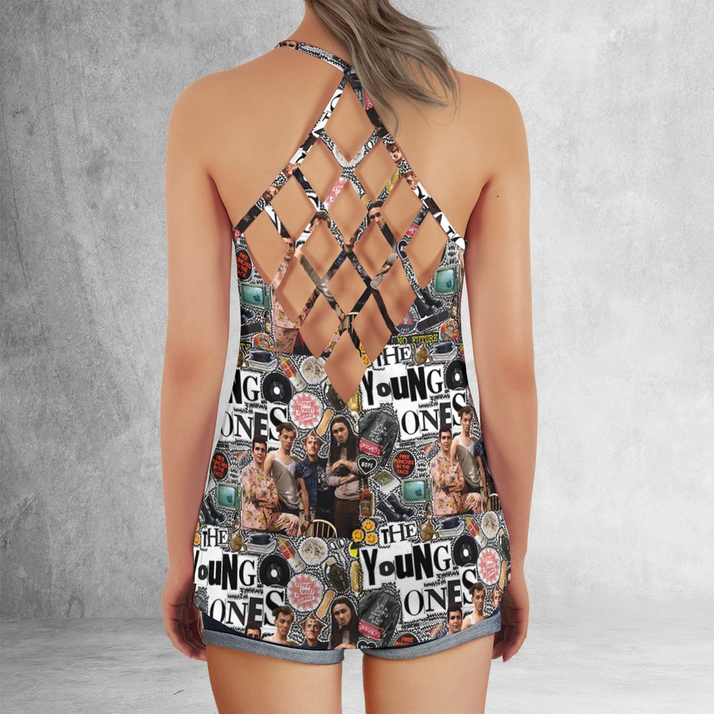 Criss Cross Tank Top - FJS3N3KU -  - 3