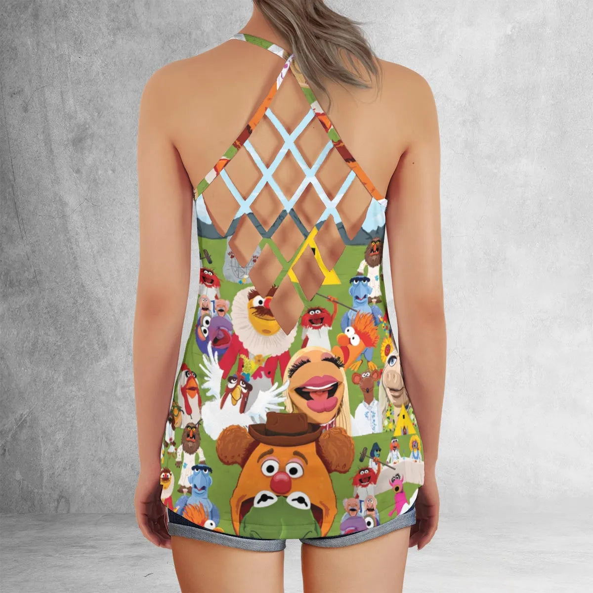 Criss Cross Tank Top - FNG4YHQ4