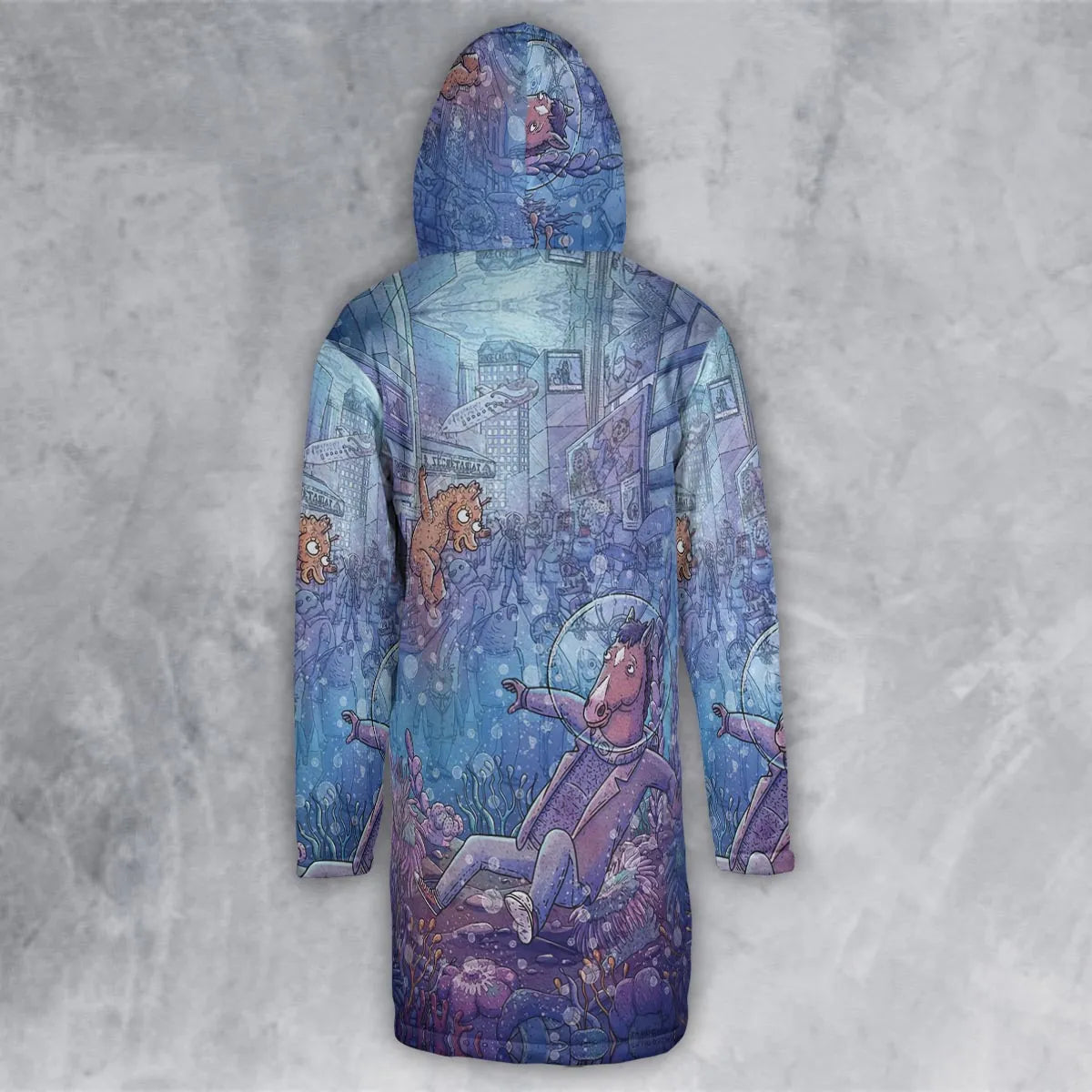 Hooded Cloak Coat - S6ZD5ESG