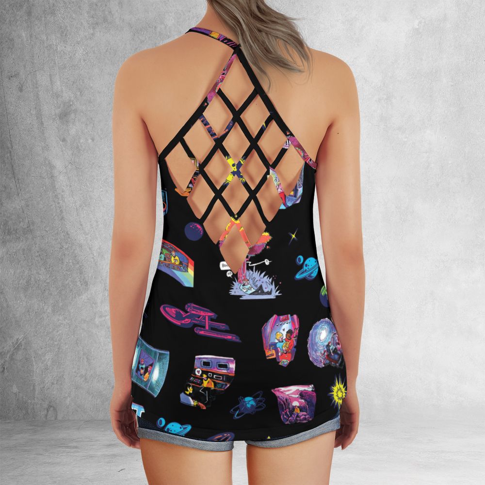 Criss Cross Tank Top - 6MB5NY7S -  - 3