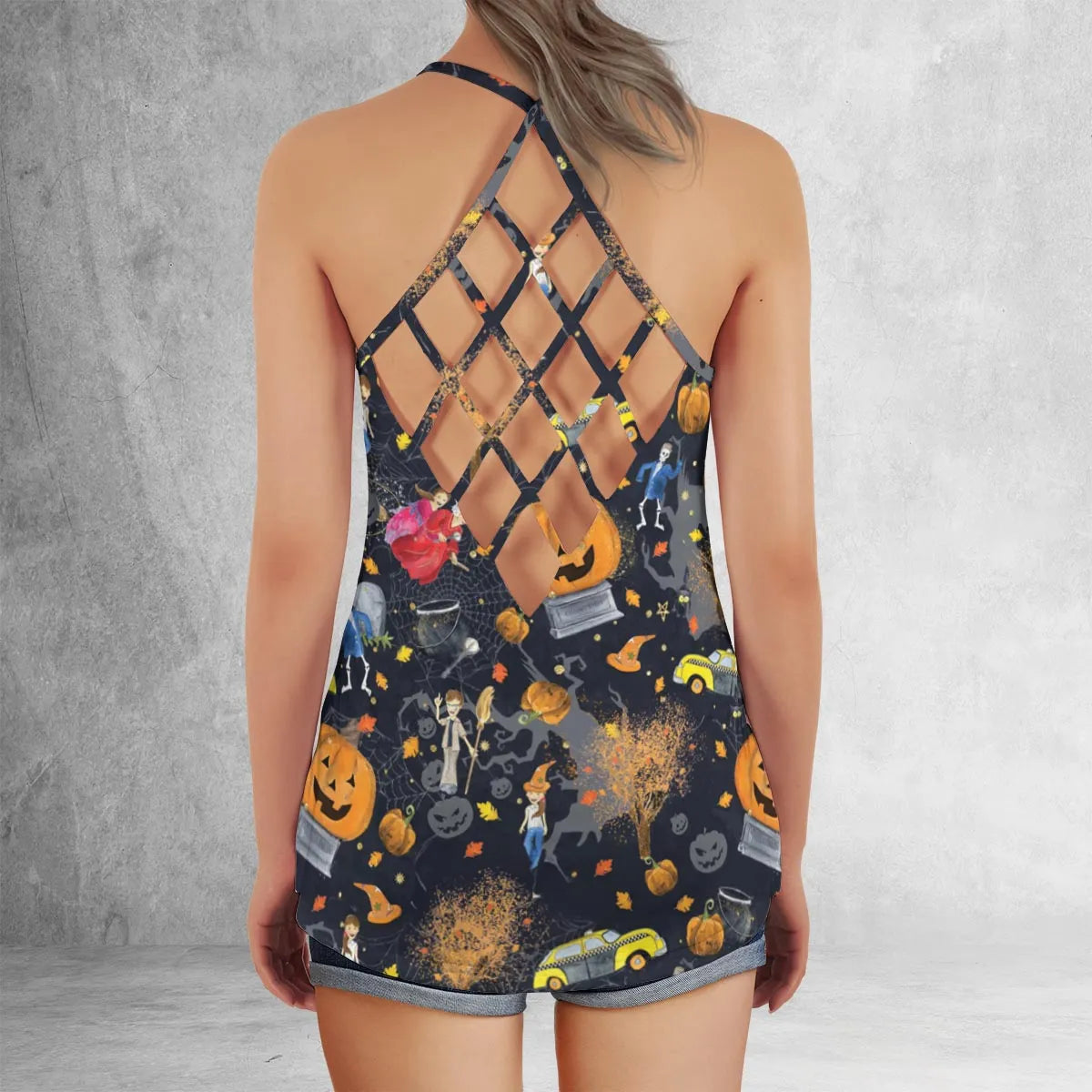Criss Cross Tank Top - 7KZR846F