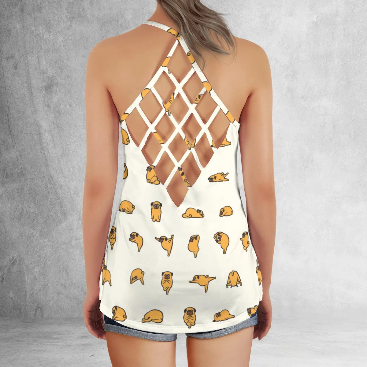 Criss Cross Tank Top - CE1QGZED