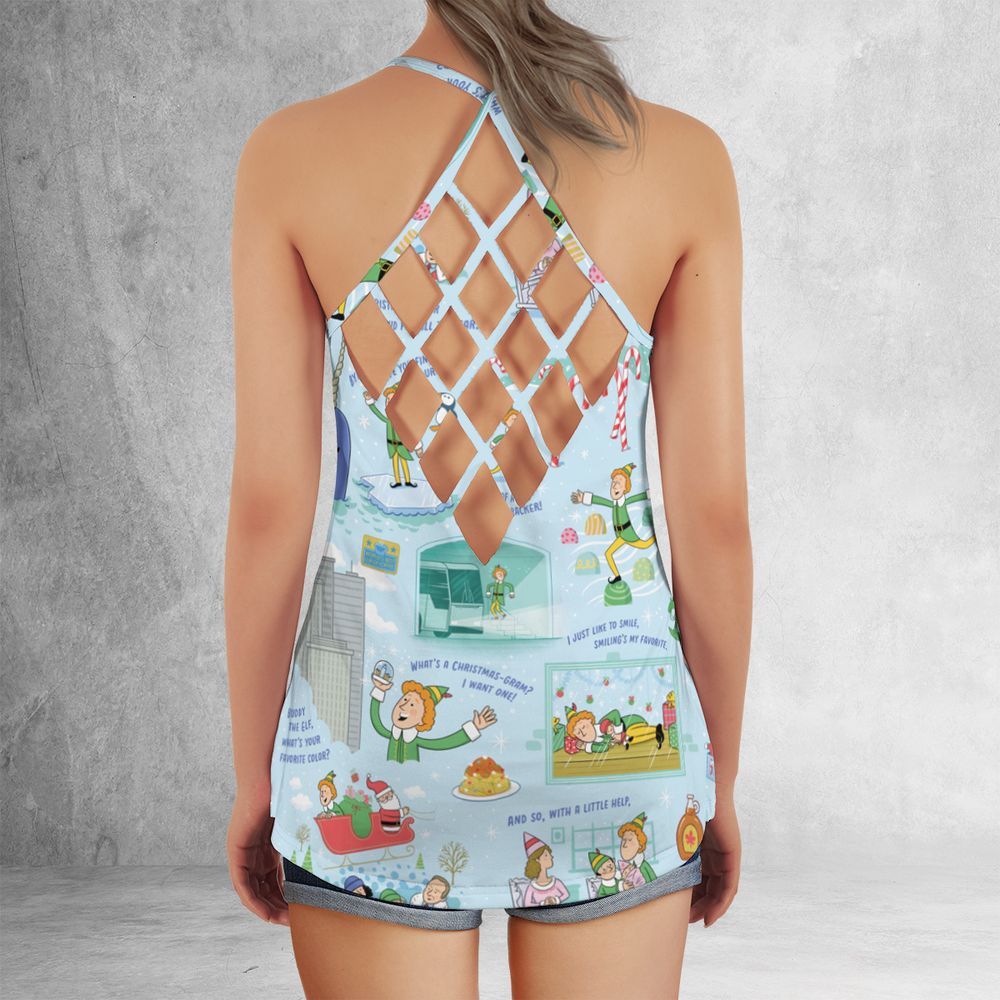 Criss Cross Tank Top - QFXFFMAD -  - 3