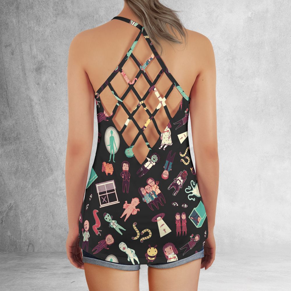 Criss Cross Tank Top - C8A694HX -  - 3