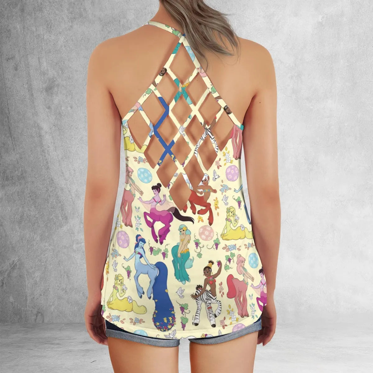 Criss Cross Tank Top - CNJ7NBX1