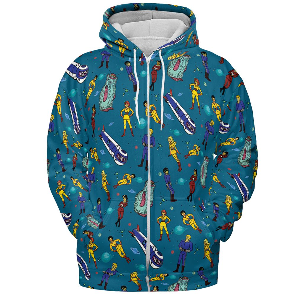 All-over Print Hoodie - MMMF98M1 -  - 3