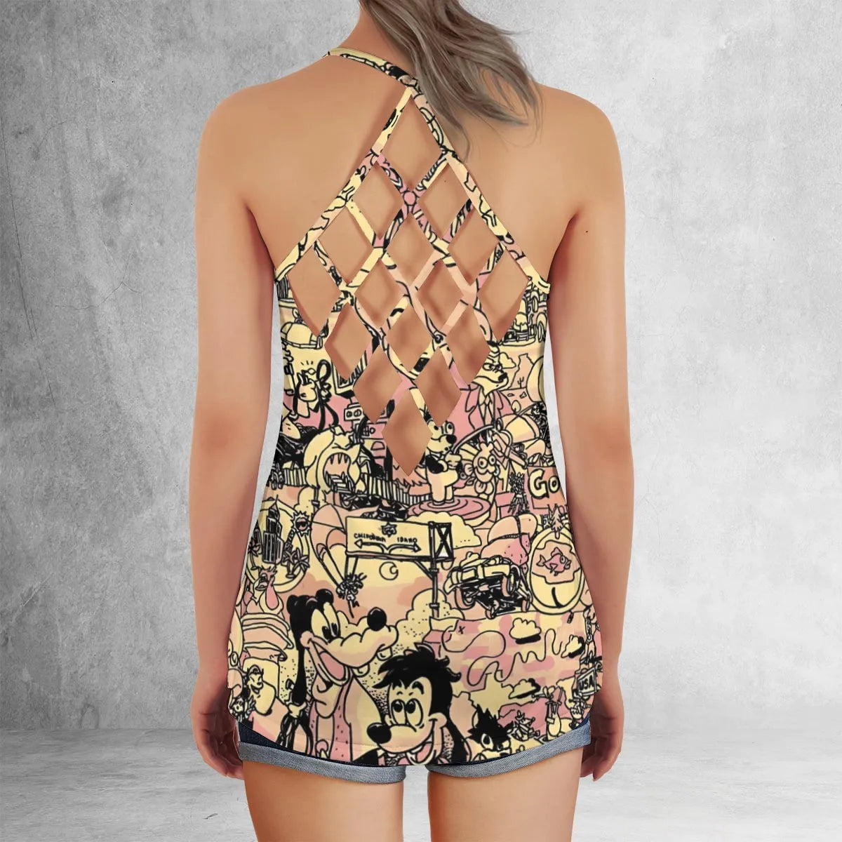 Criss Cross Tank Top - ENGK6AXT