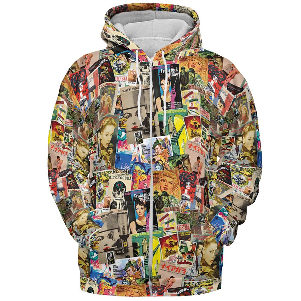 All-over Print Hoodie - KAXRHZ1U -  - 3
