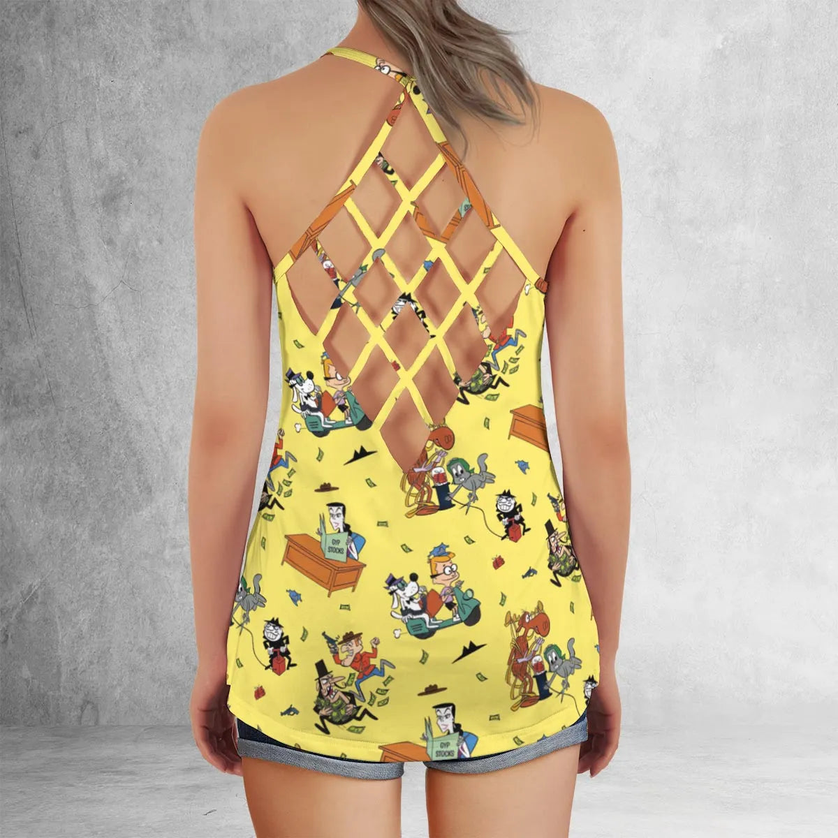 Criss Cross Tank Top - N636RKDC