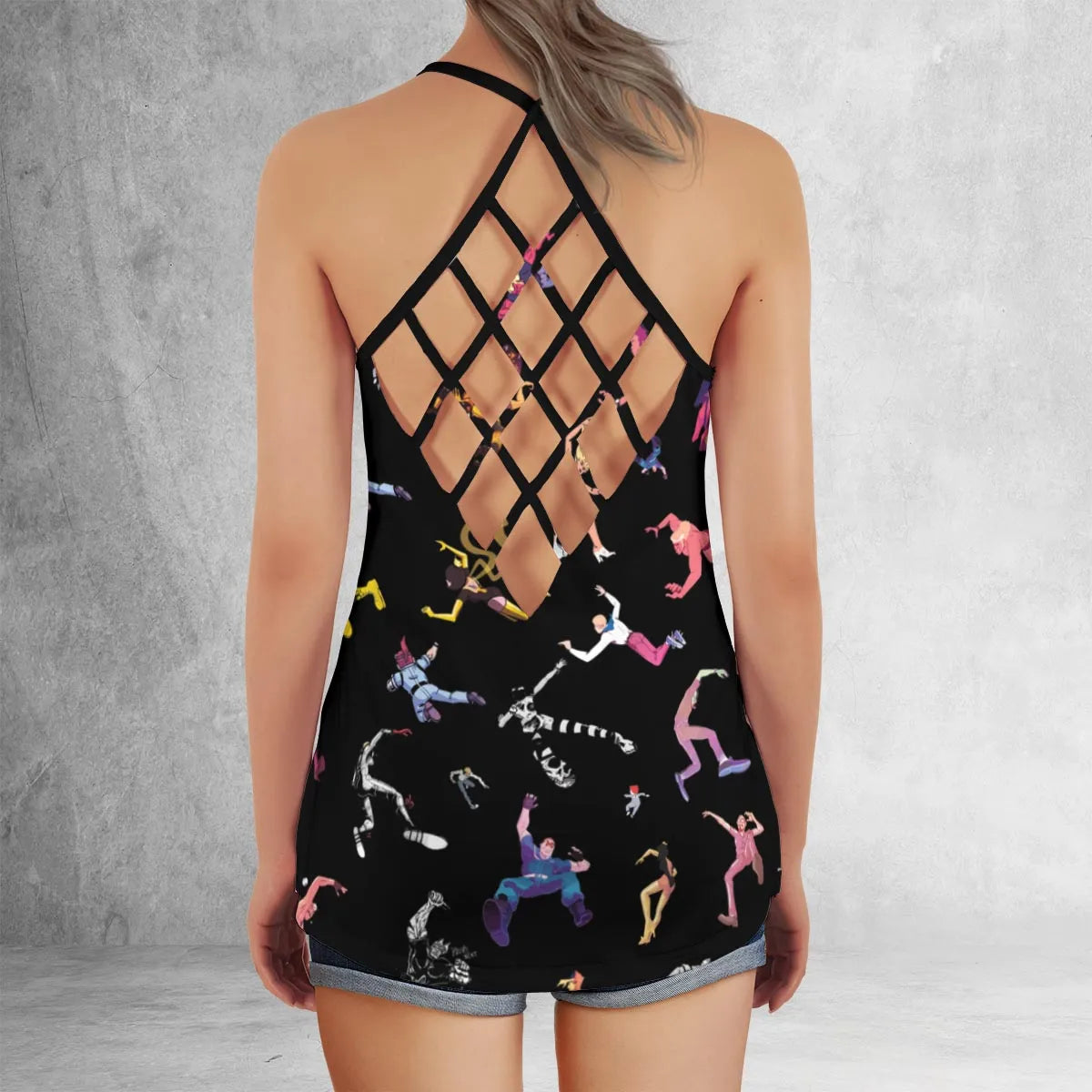 Criss Cross Tank Top - BMJYMJE4