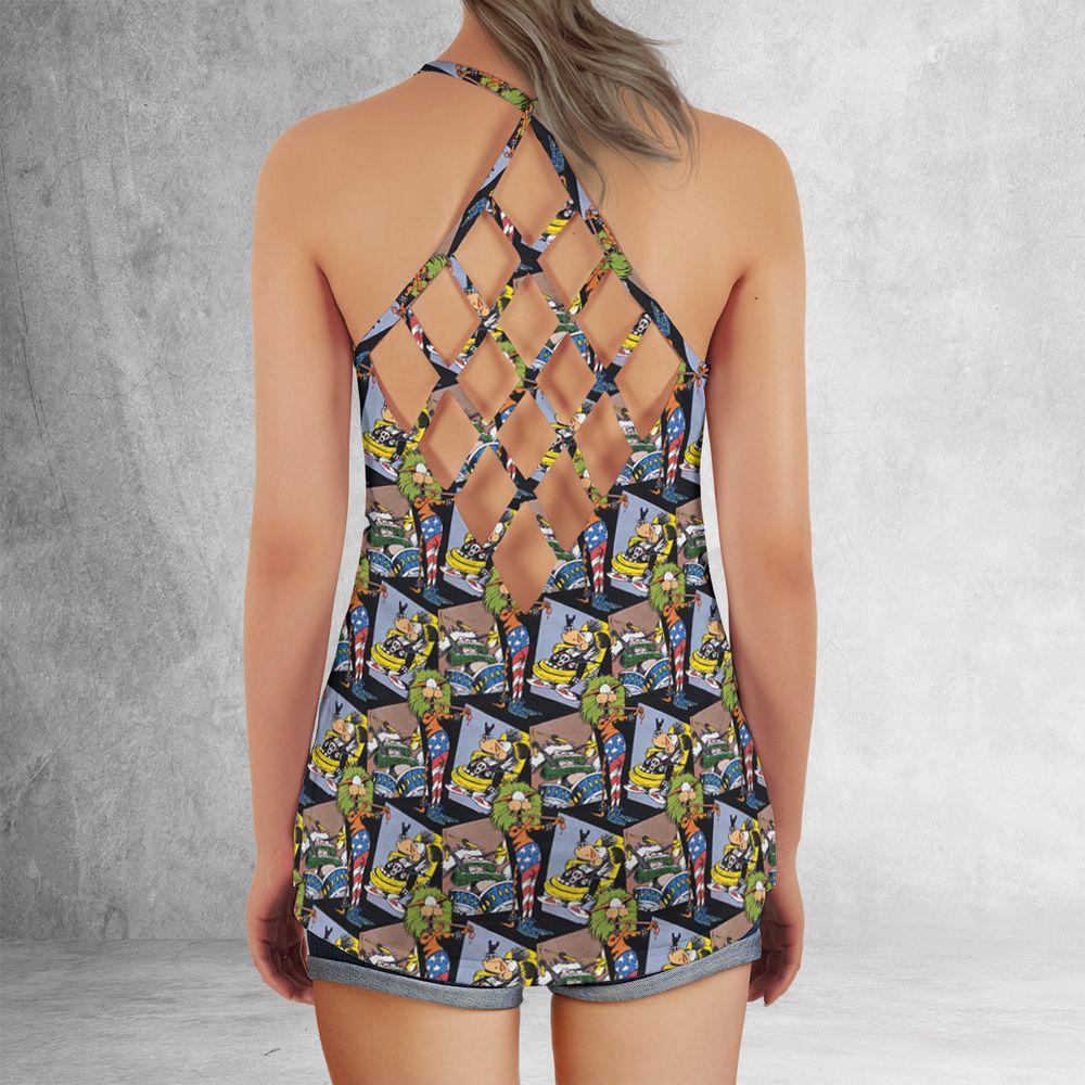 Criss Cross Tank Top - MGQL33HX -  - 3