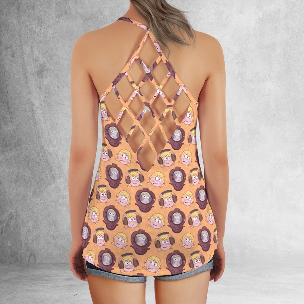 Criss Cross Tank Top - 5B2T7T3A -  - 3