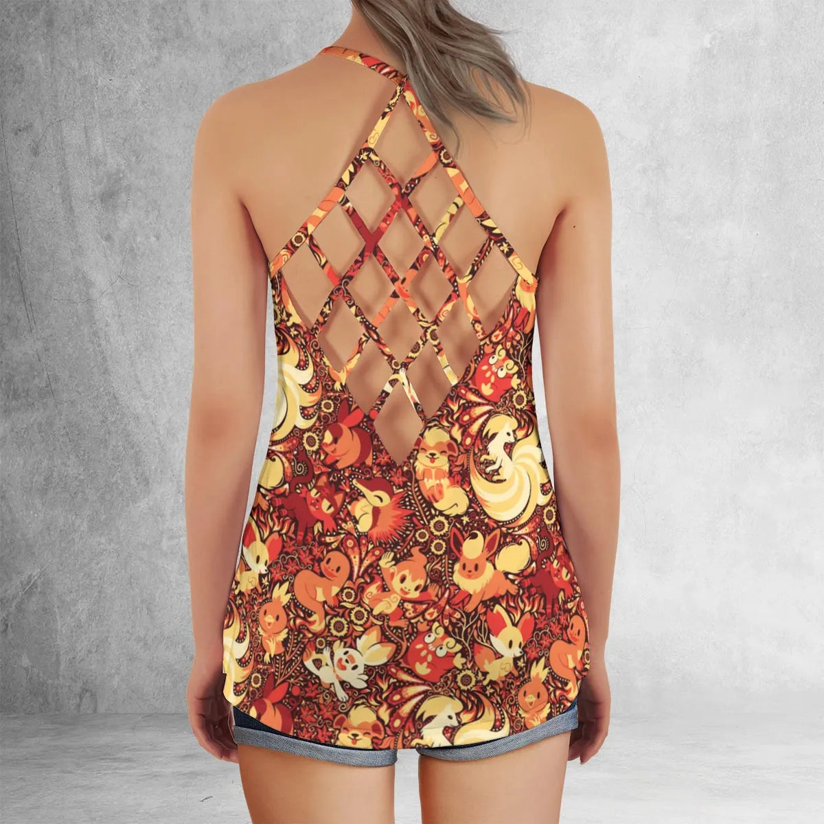 Criss Cross Tank Top - 2FVHAQV8