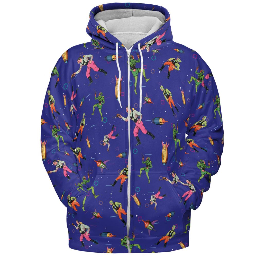 All-over Print Hoodie - KF6879XR -  - 3