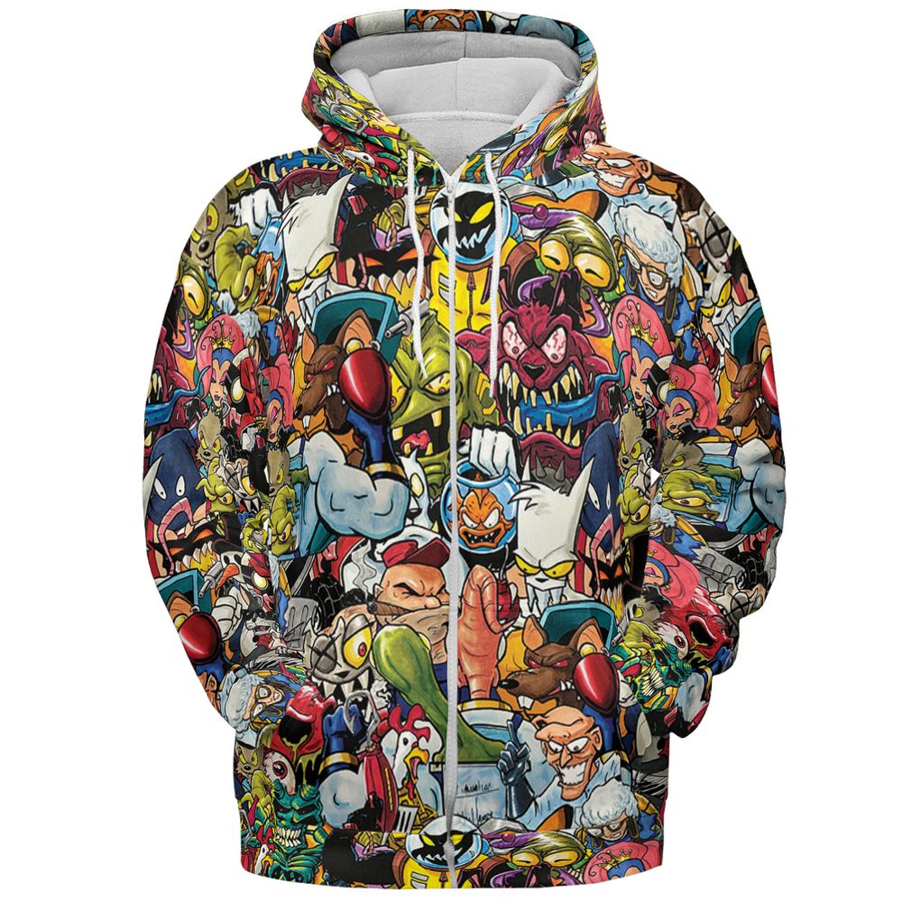All-over Print Hoodie - 8HYKVZYD -  - 3