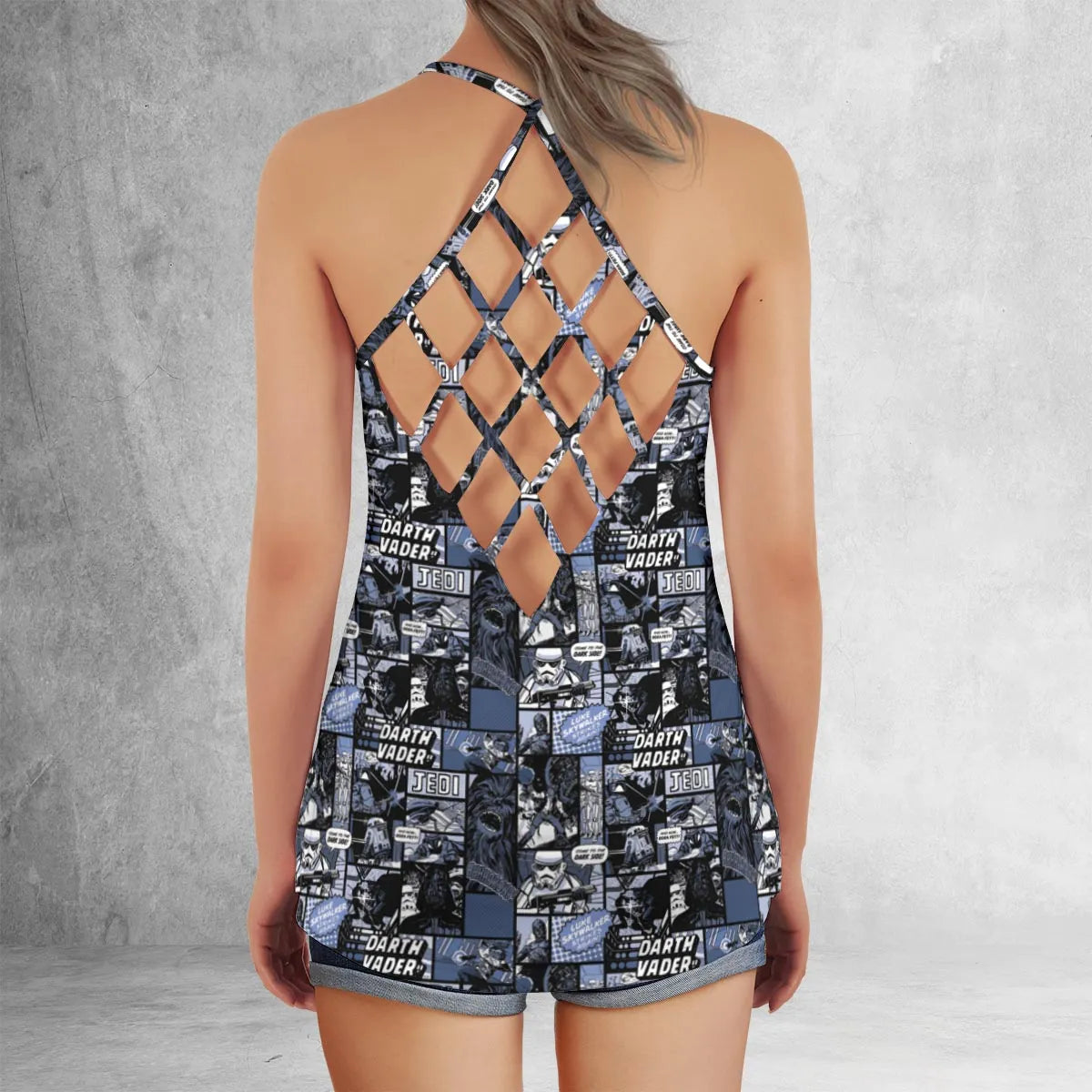 Criss Cross Tank Top - 5BT9PTZP