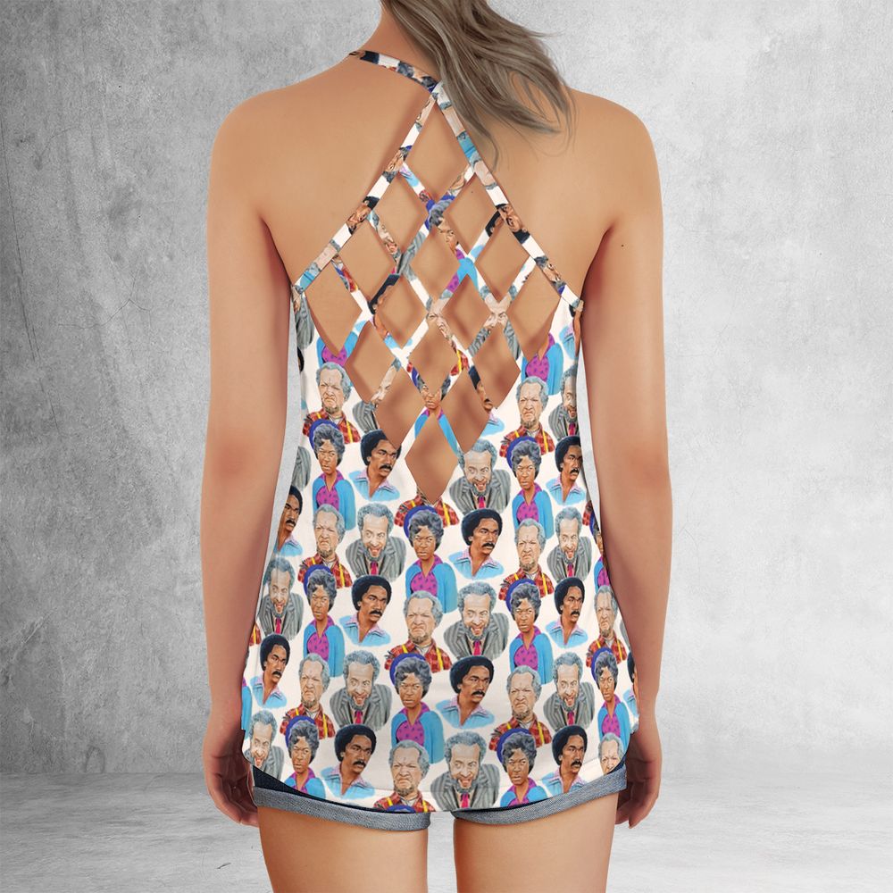 Criss Cross Tank Top - 9SPLFVBX -  - 3