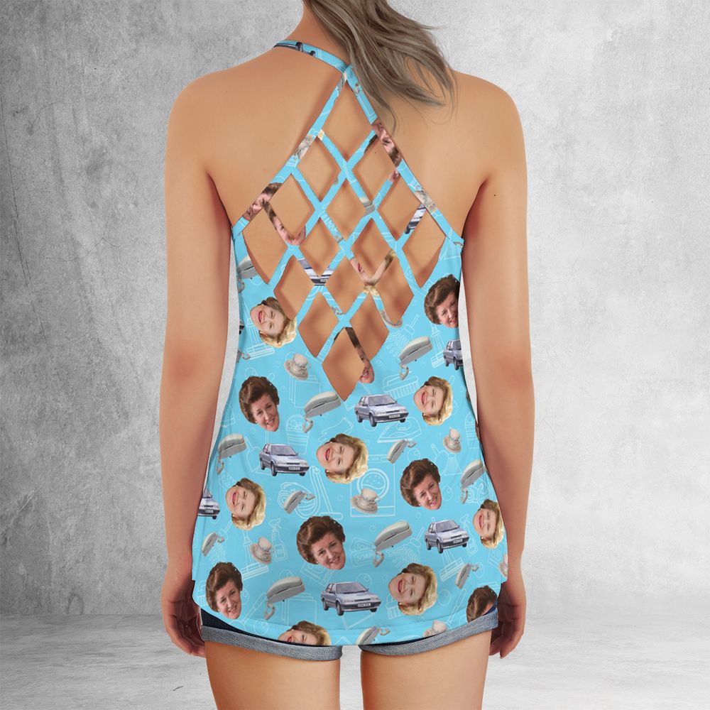 Criss Cross Tank Top - 5FMKK1AV -  - 3