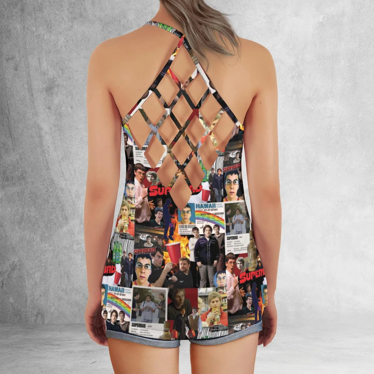 Criss Cross Tank Top - N7222TNT