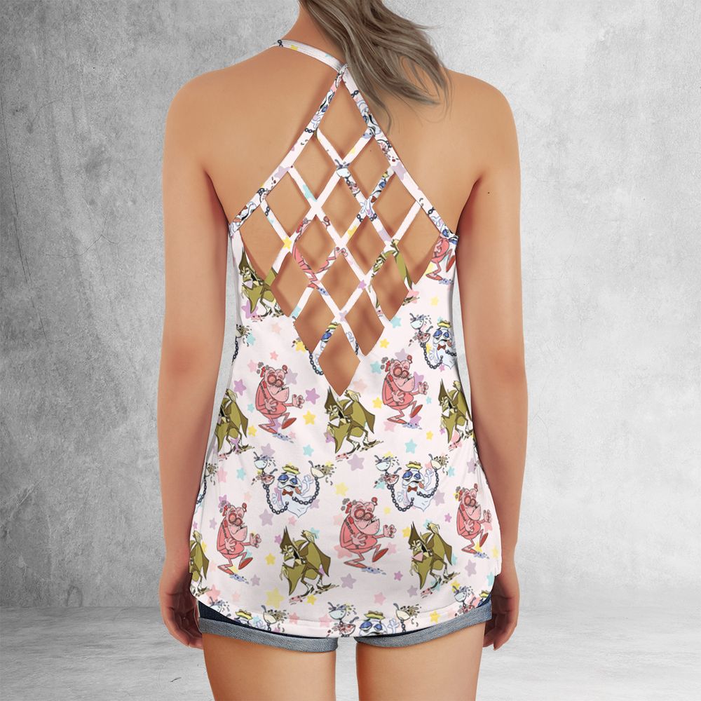 Criss Cross Tank Top - 5YV8H6CP -  - 3