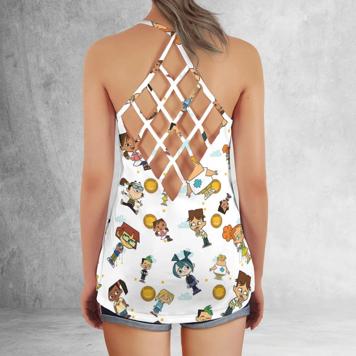 Criss Cross Tank Top - GJ4KVR1Z