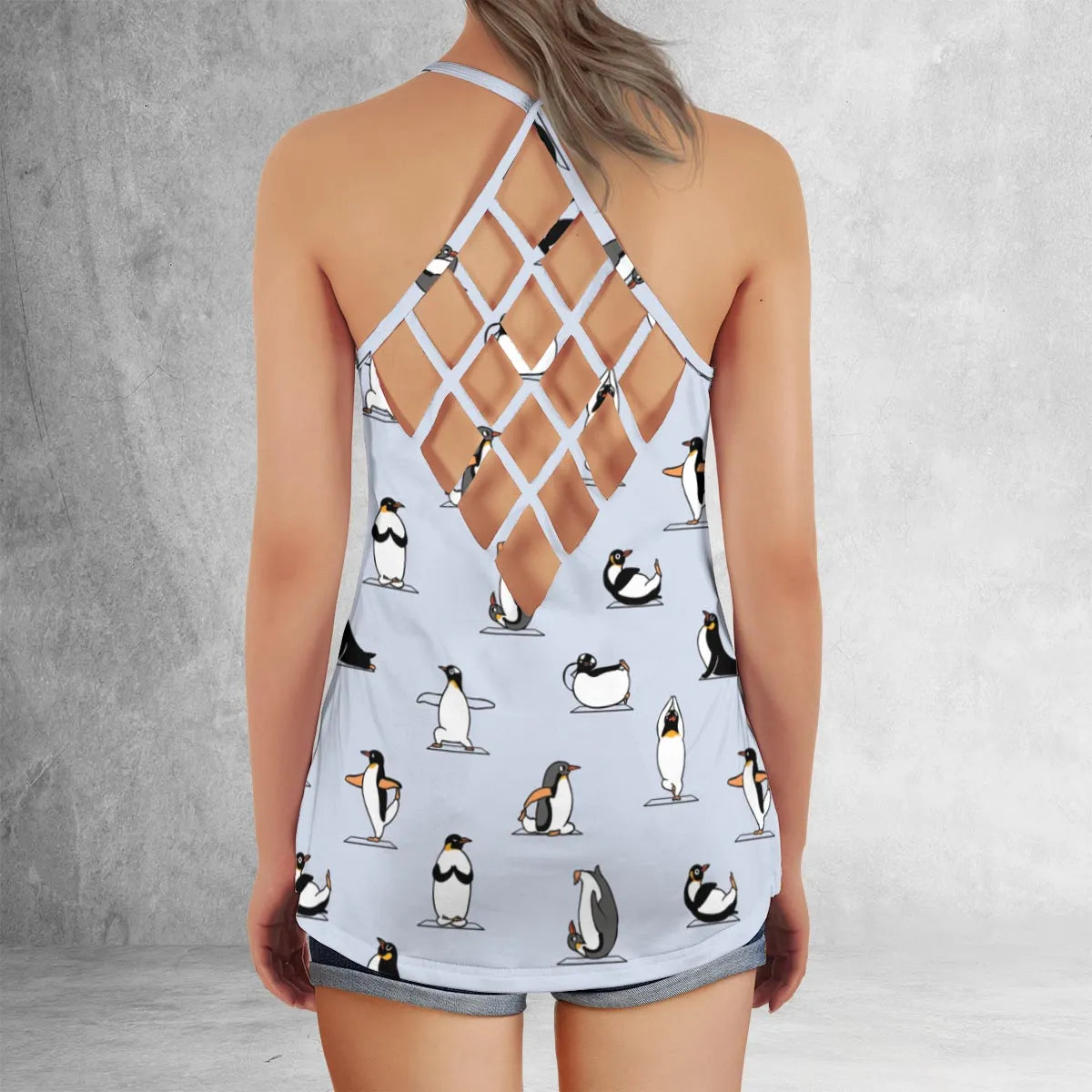 Criss Cross Tank Top - LUWXE7BX