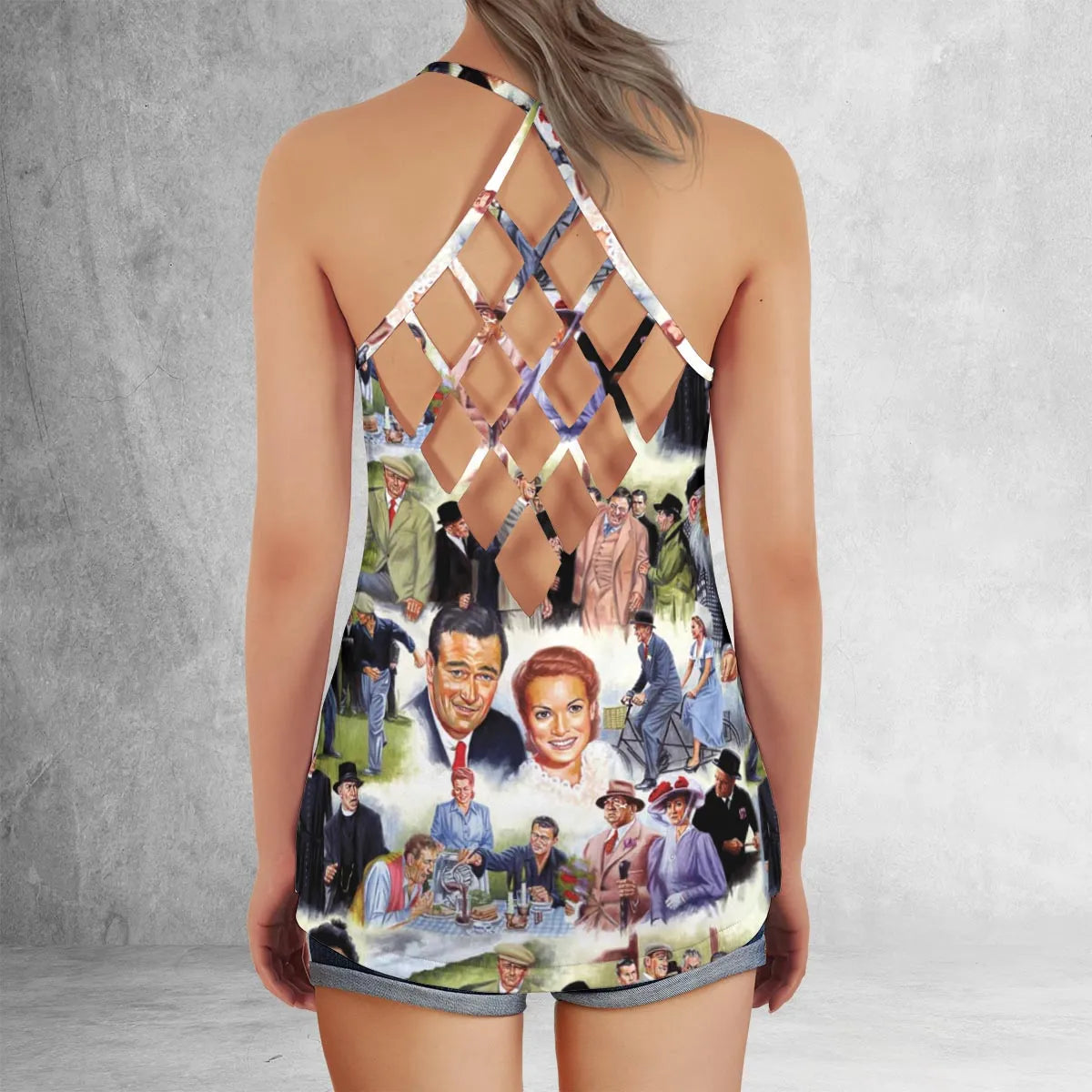 Criss Cross Tank Top - PWB3DFC5