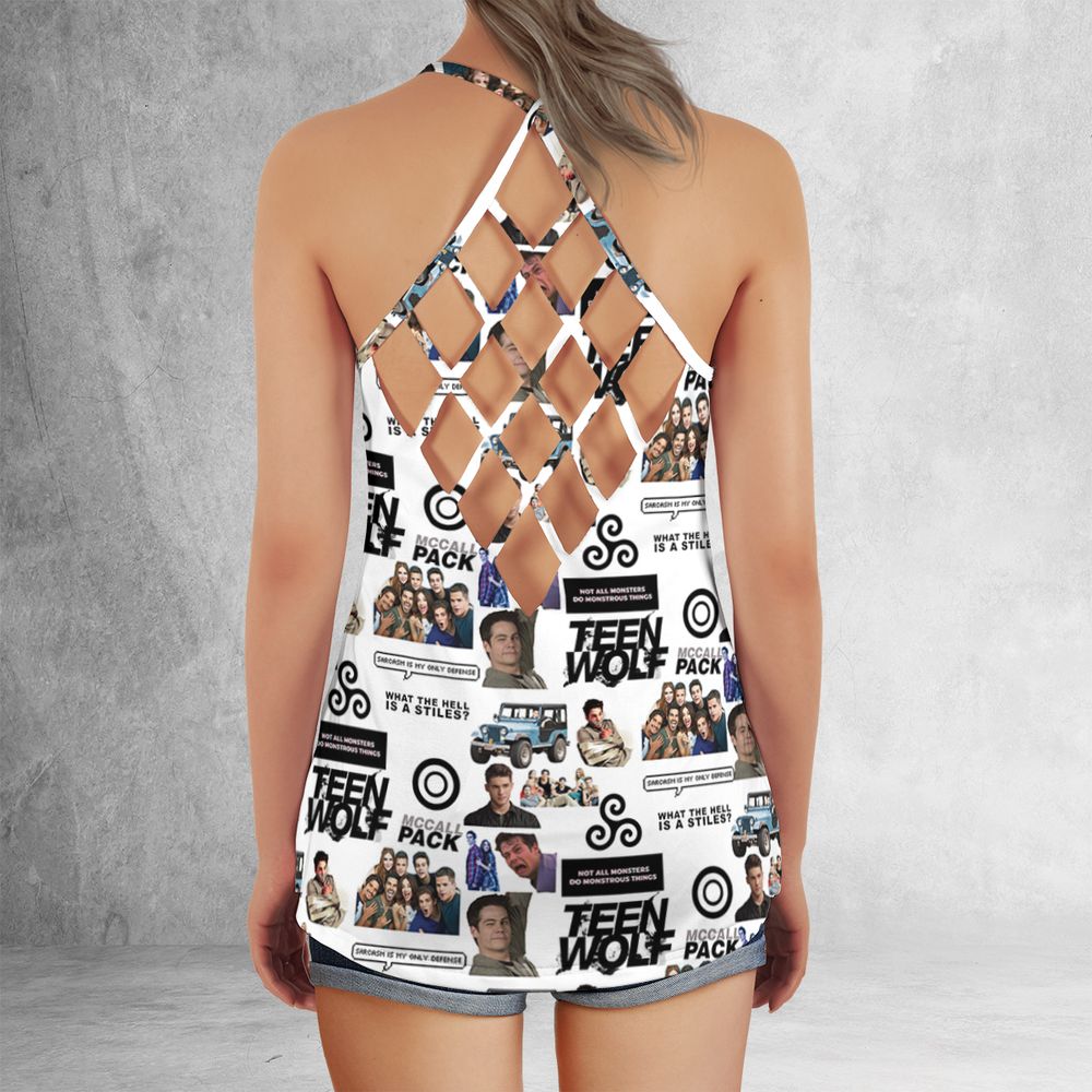 Criss Cross Tank Top - JT6B6CP2 -  - 3