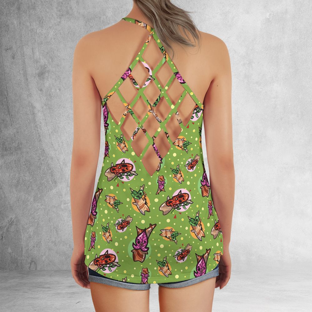 Criss Cross Tank Top - PM2RDBNM -  - 3