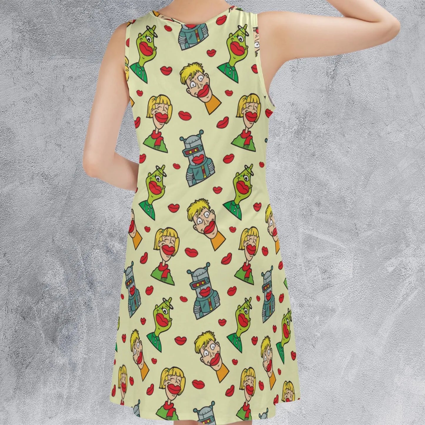 Sleeveless Dress - WVBE7127