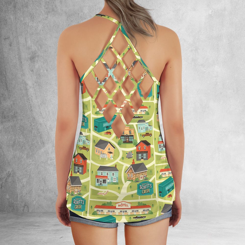 Criss Cross Tank Top - GARYN6FD -  - 3
