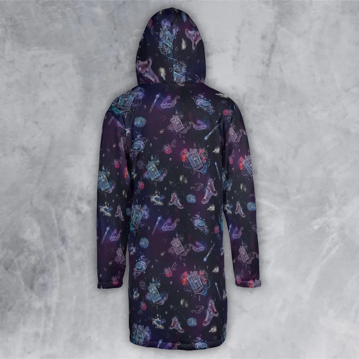 Hooded Cloak Coat - 8G3BQTU2