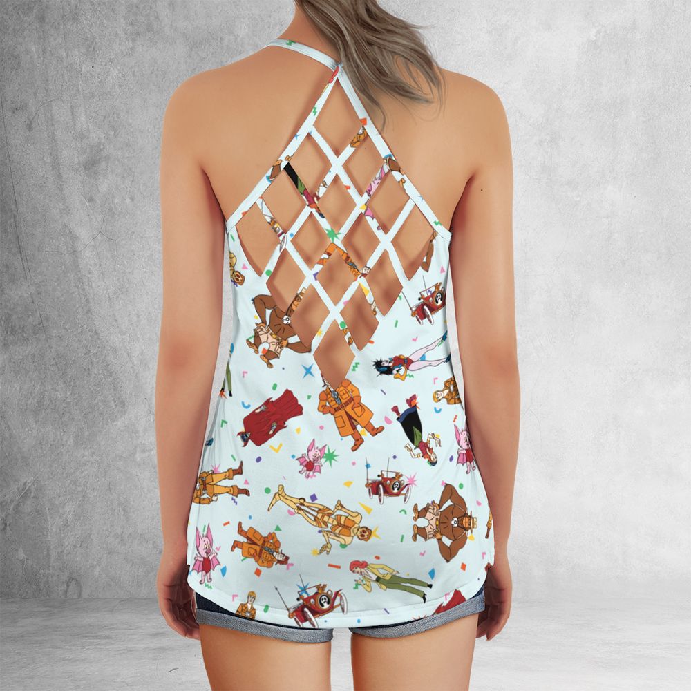 Criss Cross Tank Top - 5SS14AZR -  - 3