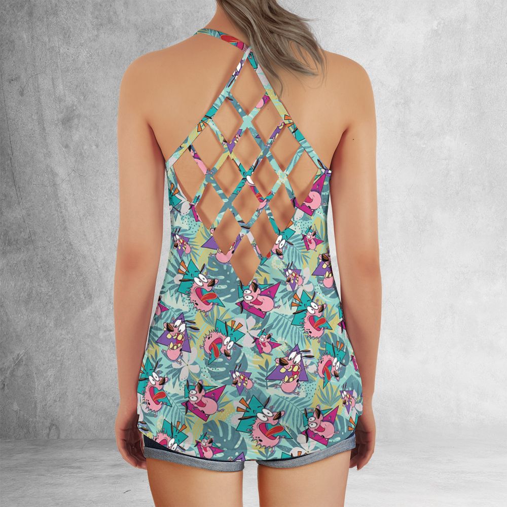 Criss Cross Tank Top - BYM5LMVF -  - 3