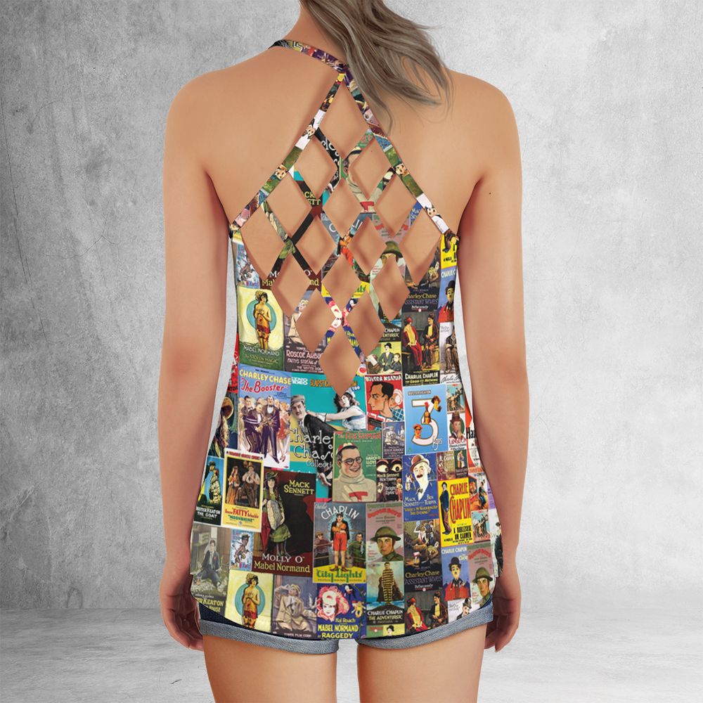 Criss Cross Tank Top - XWZ2H885 -  - 3