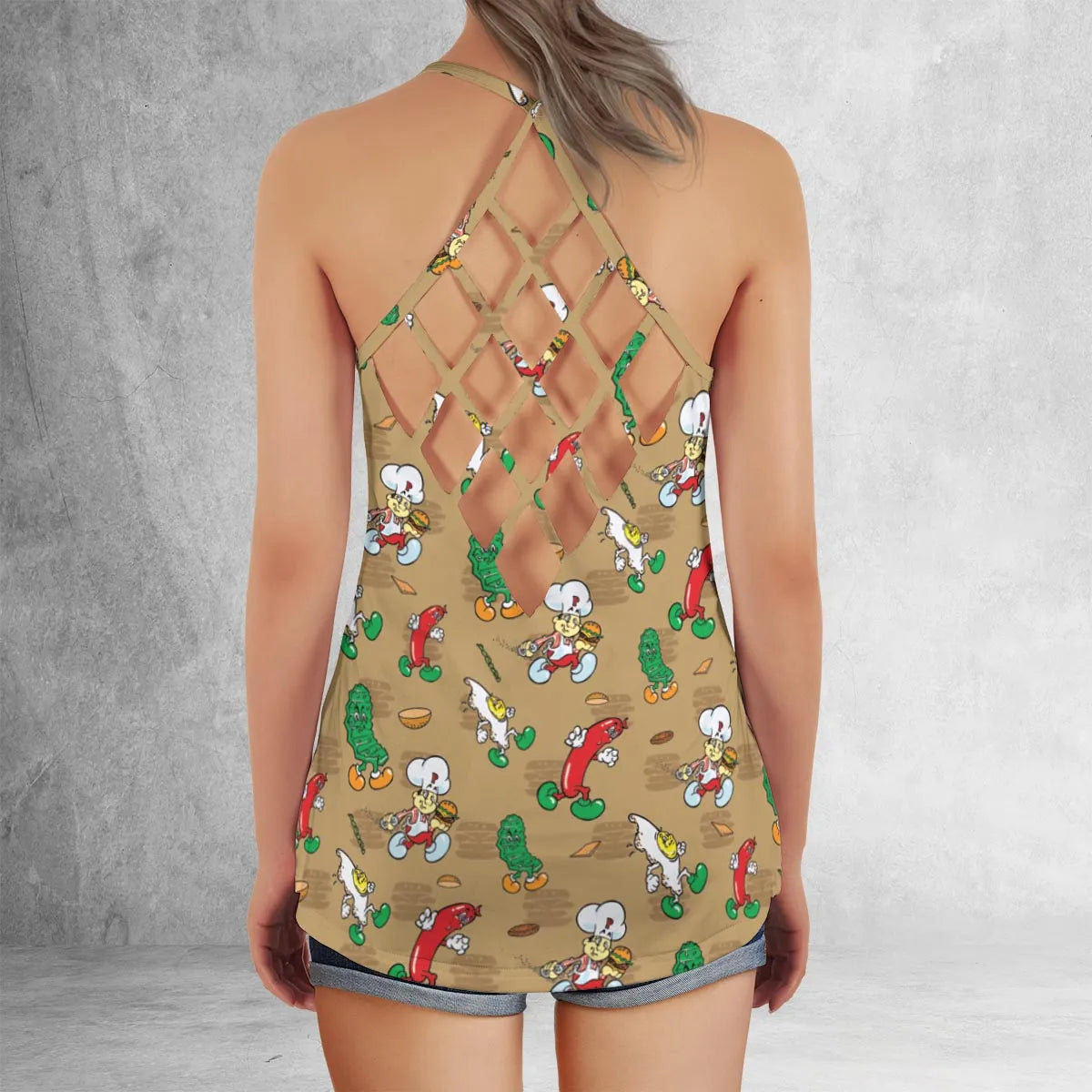 Criss Cross Tank Top - ST1HXA87