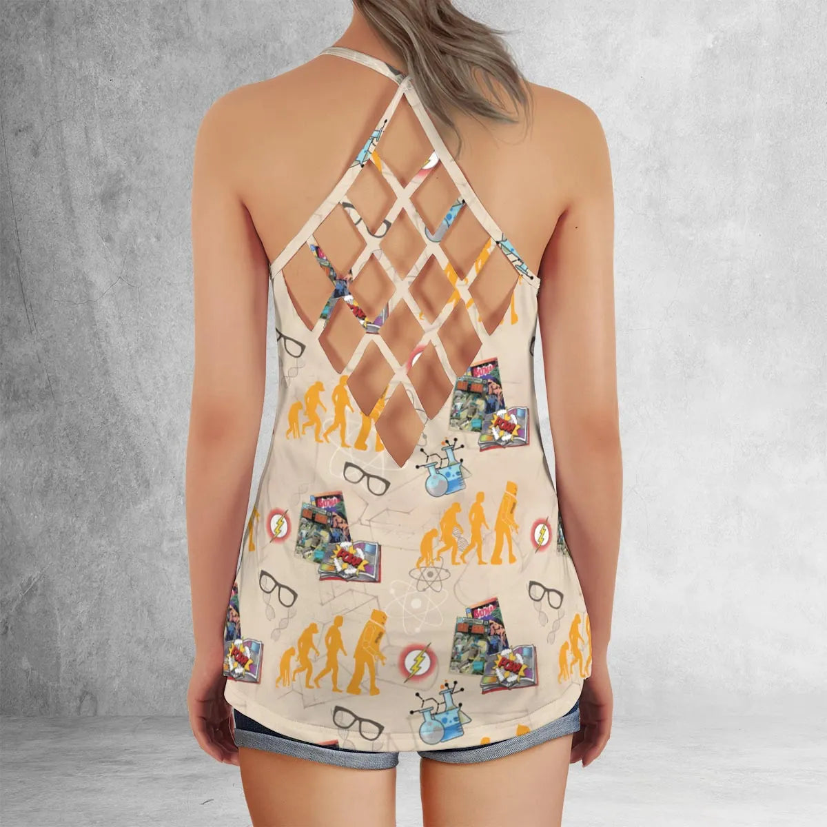 Criss Cross Tank Top - ER64723G