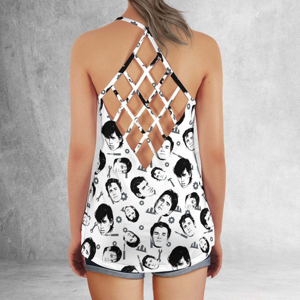 Criss Cross Tank Top - 6JHKB229 -  - 3