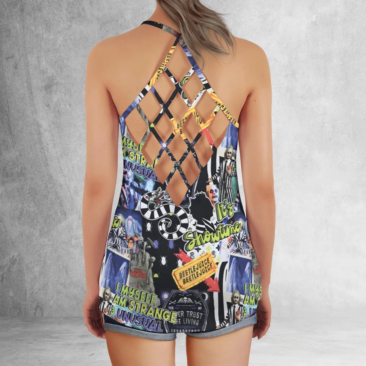Criss Cross Tank Top - 7VZTWYRD