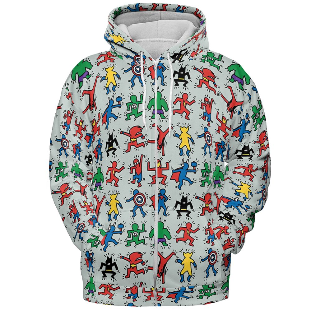 All-over Print Hoodie - 934LH4GT -  - 3